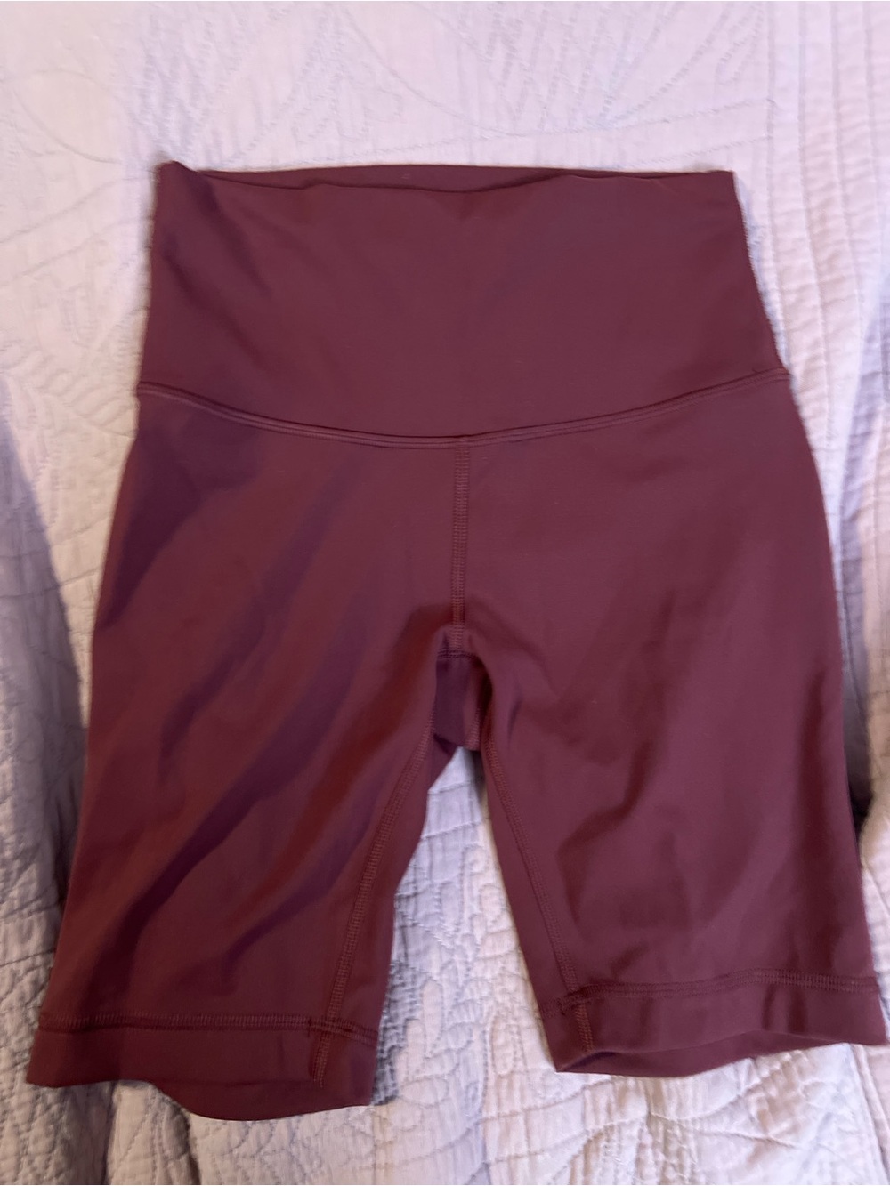 #220 Lululemon Align HR Short 6” Red Merlot Brown Size 4 NWOT - Picture 2 of 6